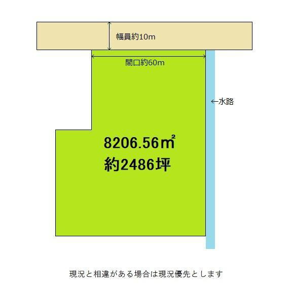 日高町事業用地の区画図