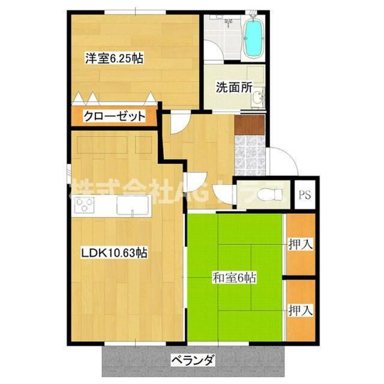 【間取り】 | ベルメナージュＡＫＢ