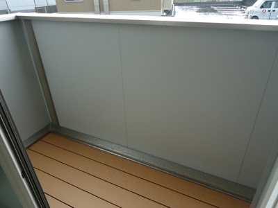 【バルコニー】 | D-ROOM大屋 B棟１LDKT | 広々としたバルコニーです