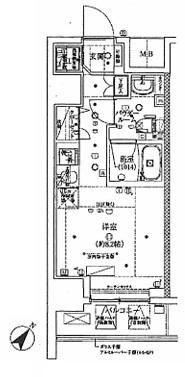 【間取り】 | スパシエウインド横浜 | 間取り図