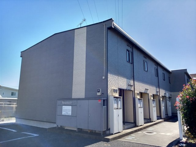 レオパレスアンジェラの外観|外観もきれいです