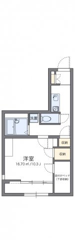レオパレスａｍｂｉｔｉｏｕｓの間取り