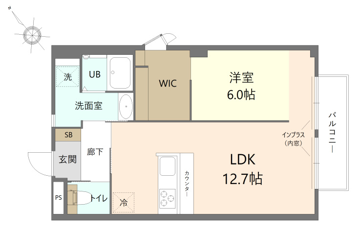 サンシャインⅡの間取り