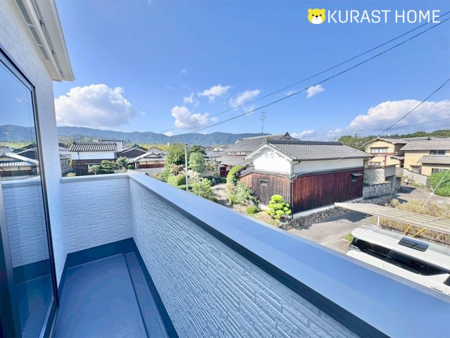 長岡京市井ノ内南内畑　新築戸建のバルコニー