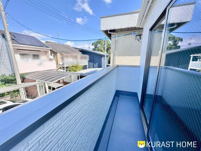 長岡京市井ノ内南内畑　新築戸建のバルコニー