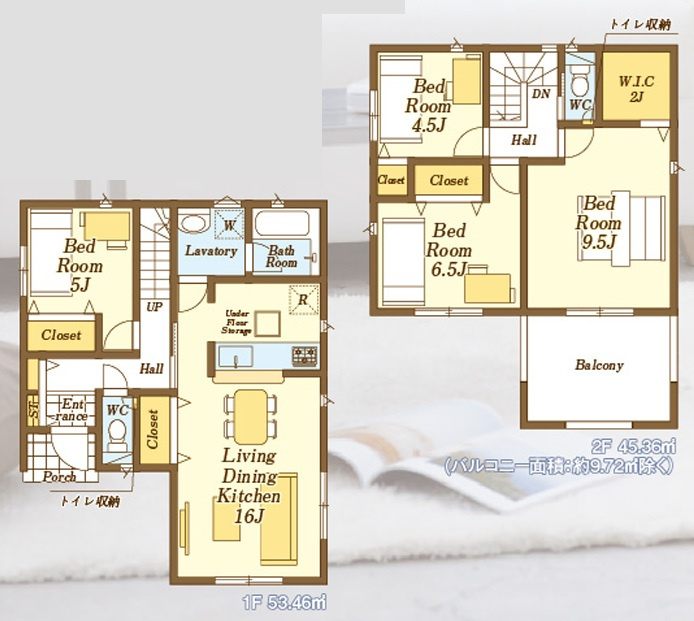 CRADLE GARDEN 入間市小谷田第29　全８棟　の区画図