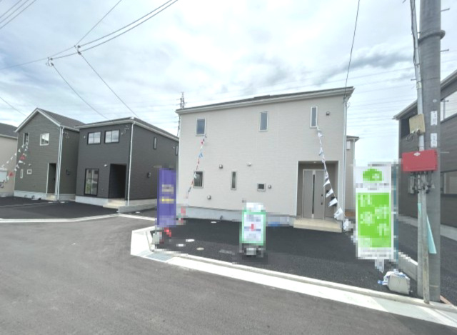 和泉市寺田町新築戸建3号棟の外観|分譲地全景