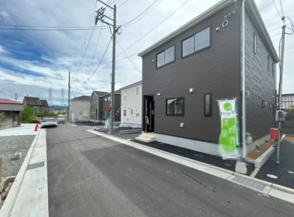 和泉市寺田町新築戸建3号棟の前面道路含む現地写真|前面道路①