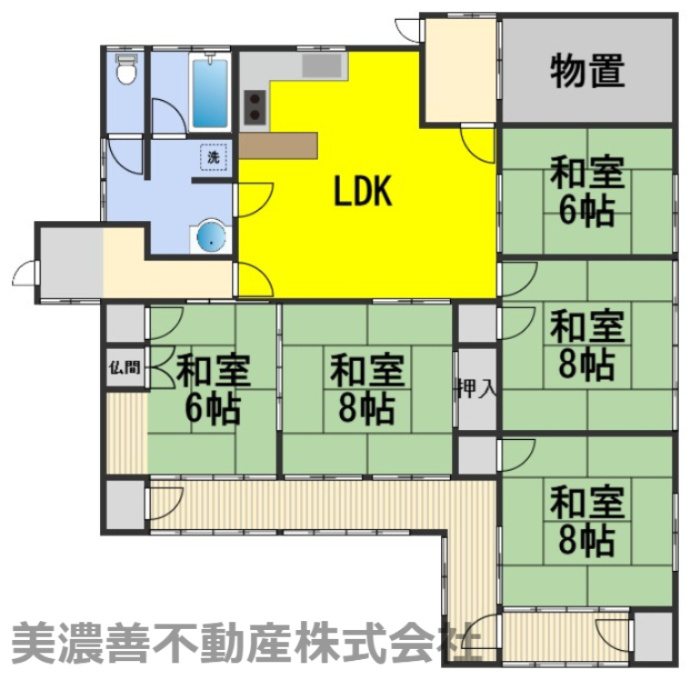 ６５５１６　各務原市尾崎北町中古戸建て
