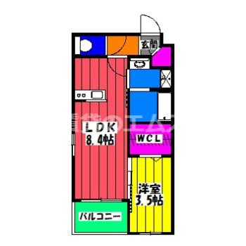 【間取り】 | ラクラス南福岡Ｎｏｒｔｈ | ラクラス南福岡Ｎｏｒｔｈの間取り