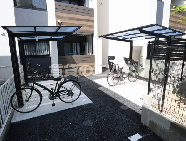 【その他共用部分】 | ラクラス南福岡Ｎｏｒｔｈ | ラクラス南福岡Ｎｏｒｔｈの駐輪場