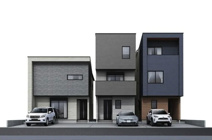 【名古屋市北区安井2丁目407新築戸建1号棟】✨️仲介手数料無料✨️城北小学校・北陵中学校の画像