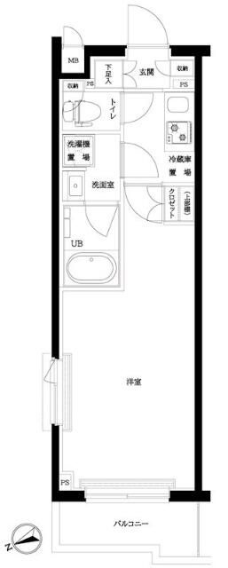 ルーブル武蔵新城七番館の間取り