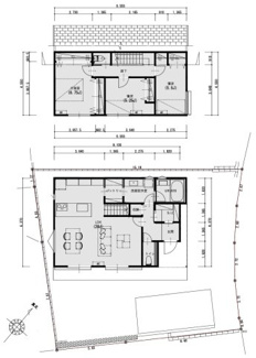 【参考プラン】 | 【仲介手数料無料！!】横浜市青葉区榎が丘　建築条件無し売地　4480万円 | 参考プラン建物99.36㎡