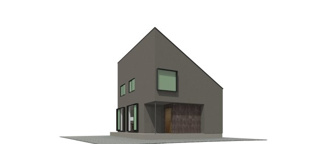 【外観パース】 | 【仲介手数料無料！!】横浜市青葉区榎が丘　建築条件無し売地　4780万円 | 参考プラン外観パース予想図