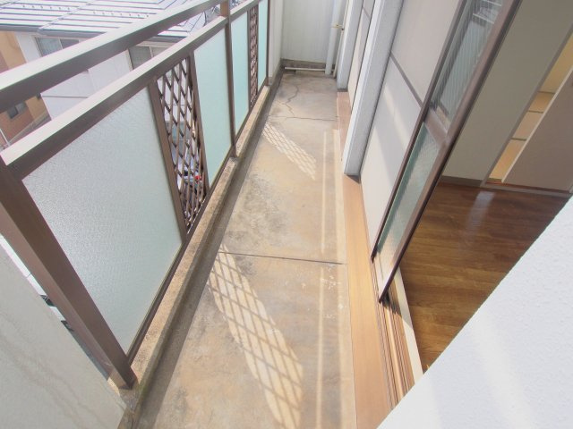 カーサ蟹原のバルコニー