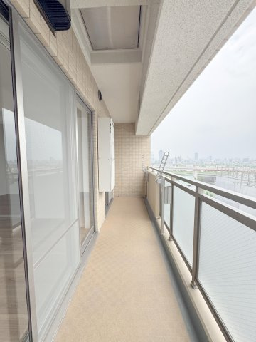 ベルググランデ五反野のバルコニー