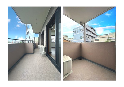 【バルコニー】 | ドラゴンマンション青戸壱番館 | バルコニー×2