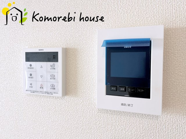 桶川市神明一丁目895番　新築一戸建て　ハートフルタウン　Aの防犯設備|TVモニター付きインターフォンに給湯器！
ボタン一つで完結！