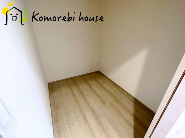 桶川市神明一丁目895番　新築一戸建て　ハートフルタウン　Aの収納|ちょとした収納がうれしい間取り♪
この広さがあれば掃除用具もしっかり隠せます♪