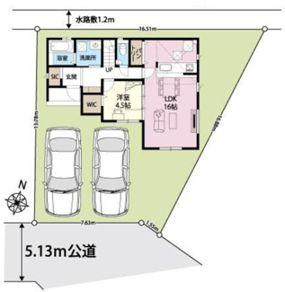 【区画図】 | 幸手市緑台１丁目　新築分譲住宅