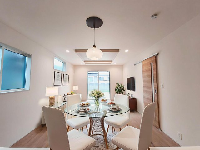 Blooming　Garden　深谷市上野台　の前面道路含む現地写真