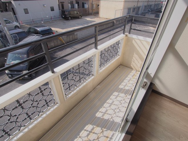 シャルム矢野東のバルコニー