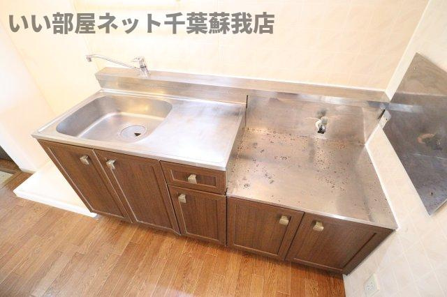 旭五所ハイツのキッチン|使いやすいキッチンです