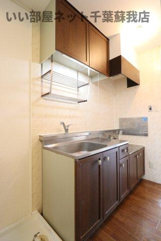 旭五所ハイツのキッチン|使いやすいキッチンです