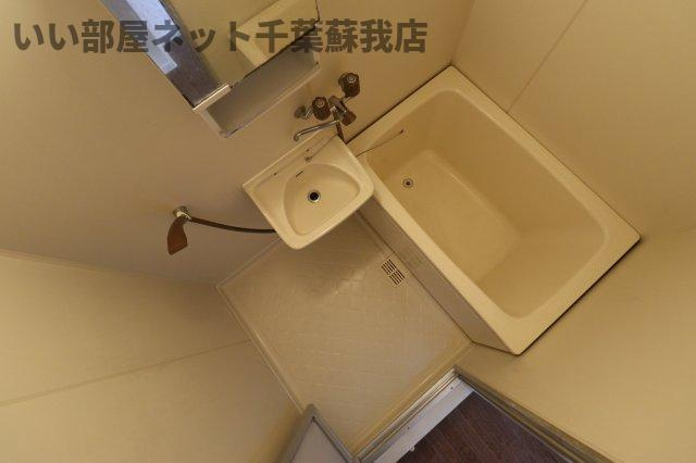 旭五所ハイツの浴室|ゆったり過ごせるお風呂です