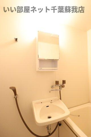 旭五所ハイツの洗面所|洗面ボール