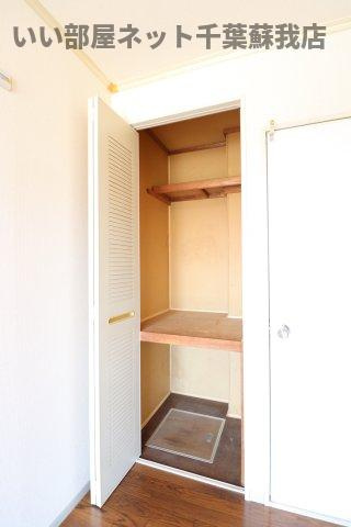 旭五所ハイツの収納|収納があります