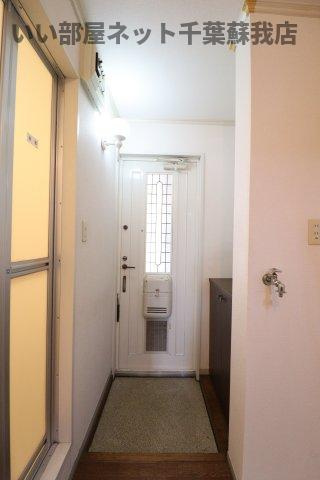 旭五所ハイツの玄関|落ち着いた玄関です