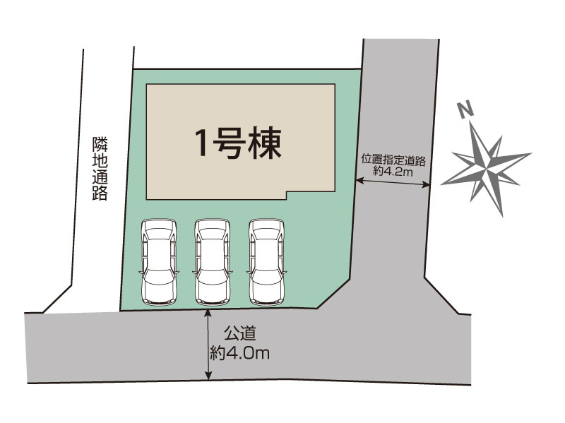 Blooming　Garden　深谷市東方　の区画図