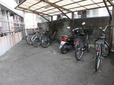 【その他共用部分】 | 下新庄シングルハイツ | 駐輪場も甘美です