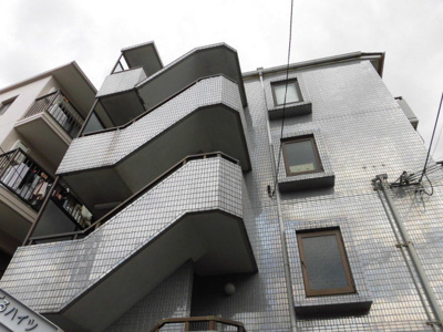 【外観】 | 下新庄シングルハイツ | レトロな外観です