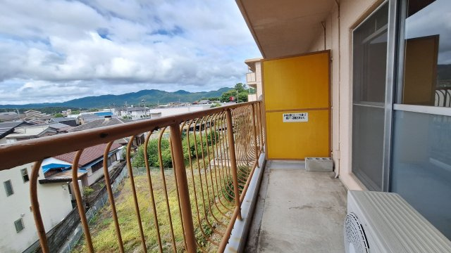 第一辻ハイツのバルコニー