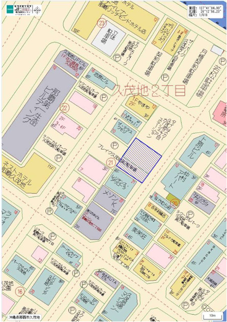 Dパーキング（那覇市久茂地2丁目第5）の地図