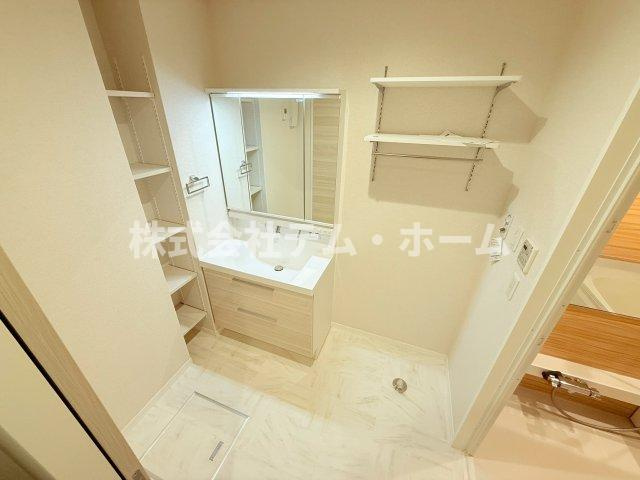 【洗面所】 | シャーメゾン　ジーコートホウゼンジ | 使いやすい洗面所です