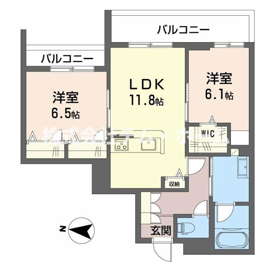 【間取り】 | シャーメゾン　ジーコートホウゼンジ