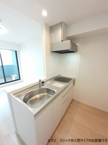 大野城市仲畑１丁目のアパートのキッチン