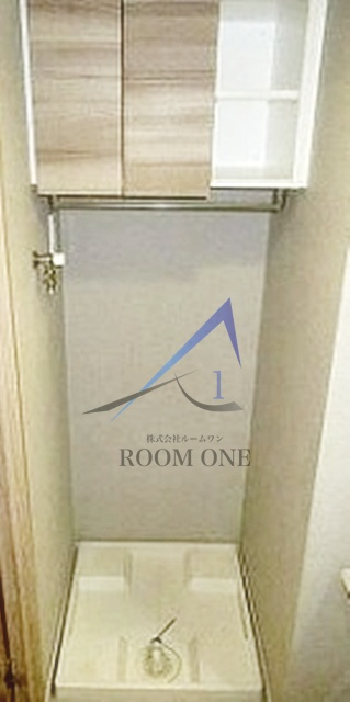 ライオンズ蔵前レジデンスの設備|洗濯機置き場です。