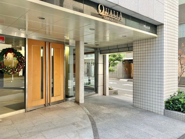 クオリア日本橋のエントランス