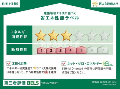 【省エネ性能ラベル】 | GRAMM六地蔵C棟