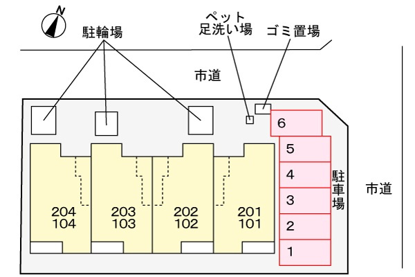 ブリランテの区画図