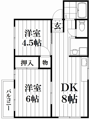 【間取り】 | サンプラザⅠ