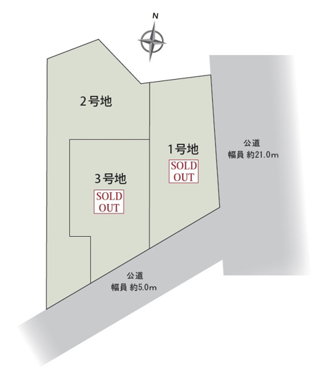 【区画図】 | 大府市桃山町　2号地
