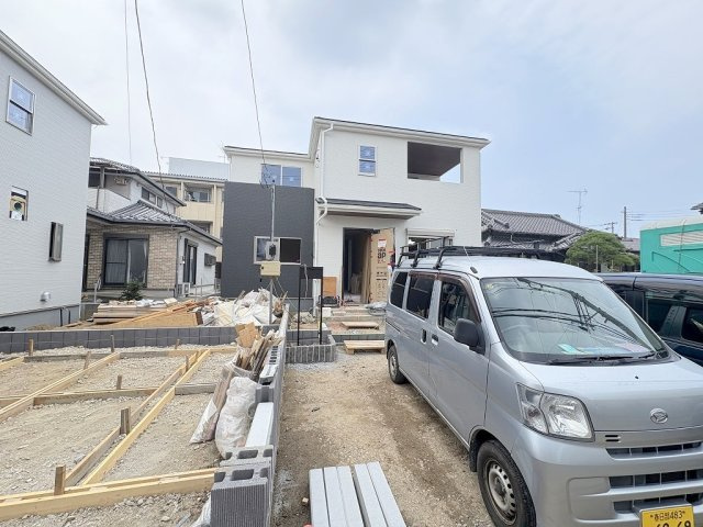 三郷市新和1丁目　新築戸建　全2棟　2号棟の外観|現地の写真になります。