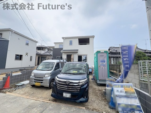 三郷市新和1丁目　新築戸建　全2棟　2号棟の外観|現地の写真になります。
