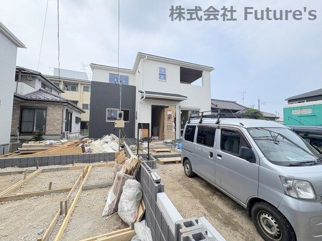 三郷市新和1丁目　新築戸建　全2棟　2号棟の外観|現地の写真になります。